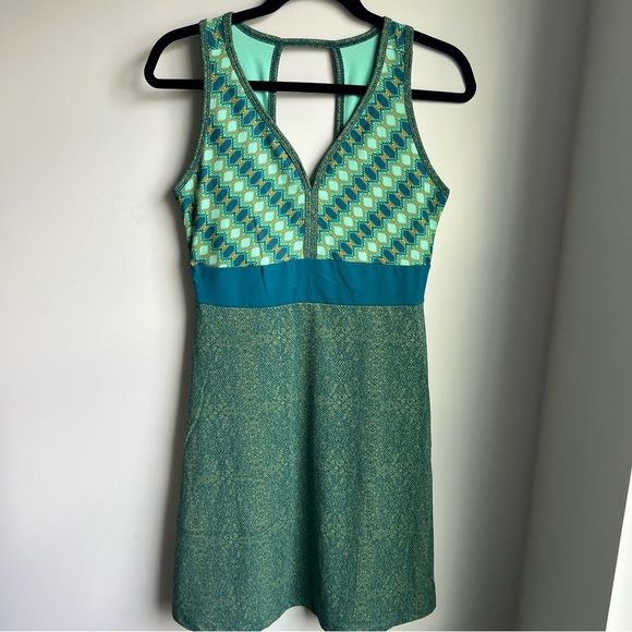 Marmot Green Mini Dress - Size Medium - Picture 6 of 16